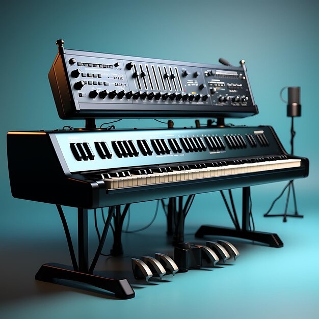 there are two keyboards micropho